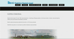 Desktop Screenshot of kommunaal.kadrina.ee